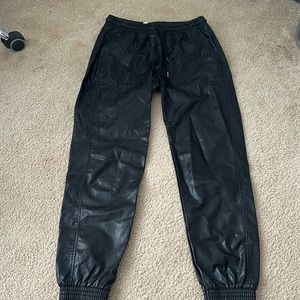 Super cute leather joggers from Zara!!